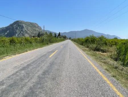 6.500 M2 Feld Zum Verkauf An Der Iztuzu-Straße In Dalyan