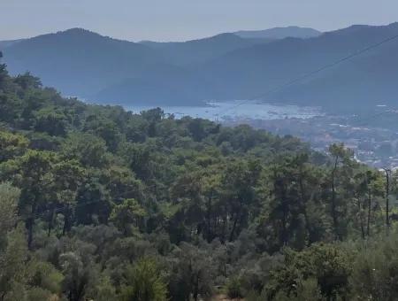 Göcek'de Satılık Arsa Göcekde Turizm İmarlı Deniz Manzaralı Satılık Arsa