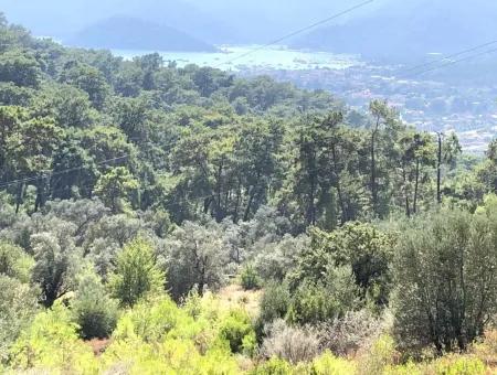 Göcek'de Satılık Arsa Göcekde Turizm İmarlı Deniz Manzaralı Satılık Arsa