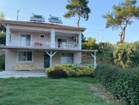 Çandır Deniz Manzaralı Satılık 4+2 Villa Ev